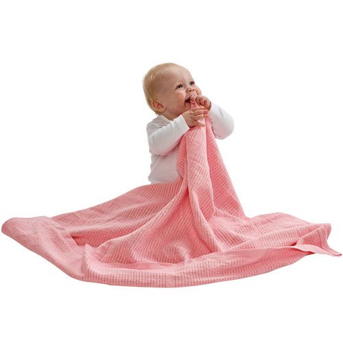 BabyDan háčkovaná bavlněná dětská deka