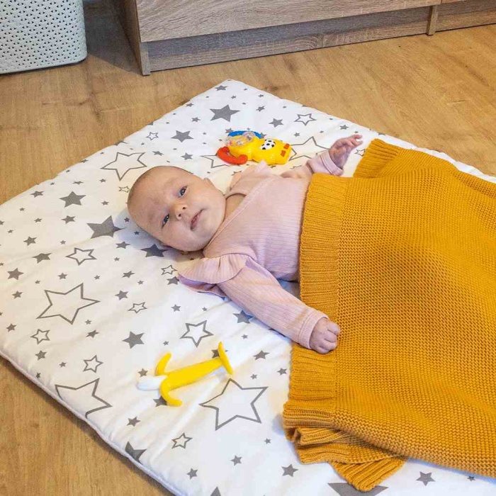 Bambusová pletená deka New Baby 100x80 cm
